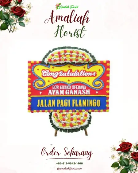 Sewa Papan Bunga Oba
